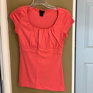 Pink short sleeve shirt